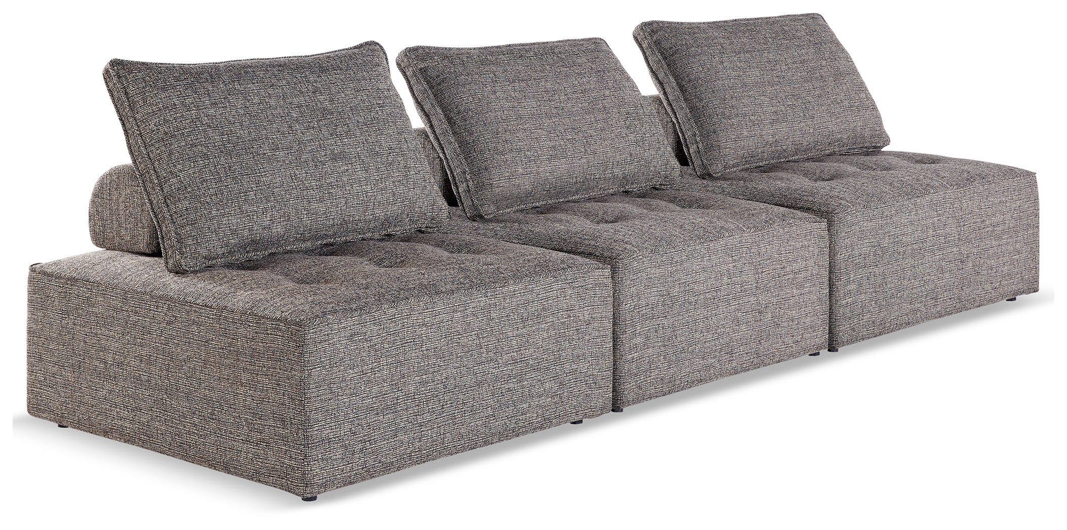 Bree Zee Brown 3-Piece Outdoor Modular Seating