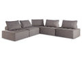 Bree Zee Brown 5-Piece Outdoor Modular Seating