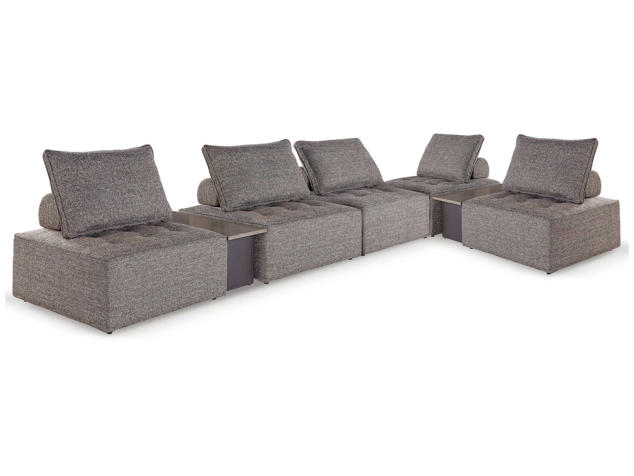 Bree Zee Brown 7-Piece Outdoor Modular Seating