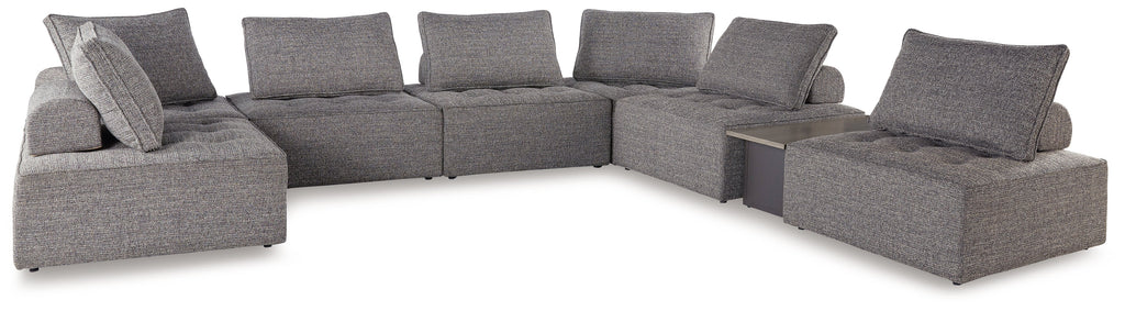 Bree Zee 8 Pc Outdoor Sectional, Brown