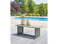 Bree Zee Brown Outdoor End Table