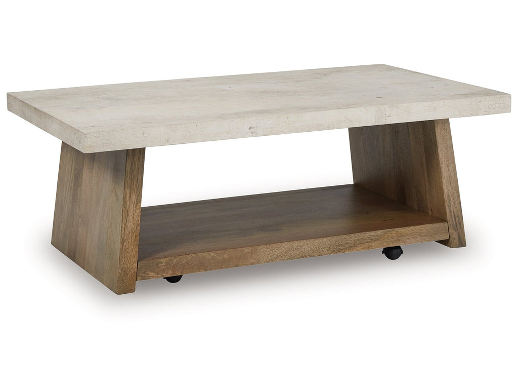 Brendalhouse Light Brown Coffee Table