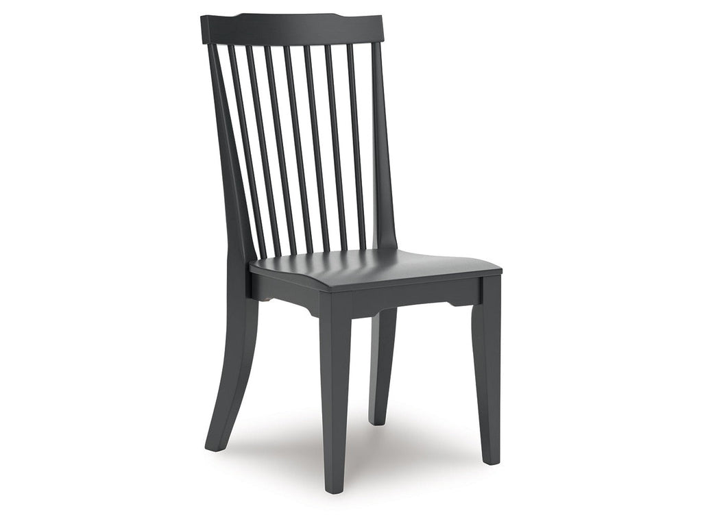 Brenkerton Black Dining Room Side Chair (Set of 2)