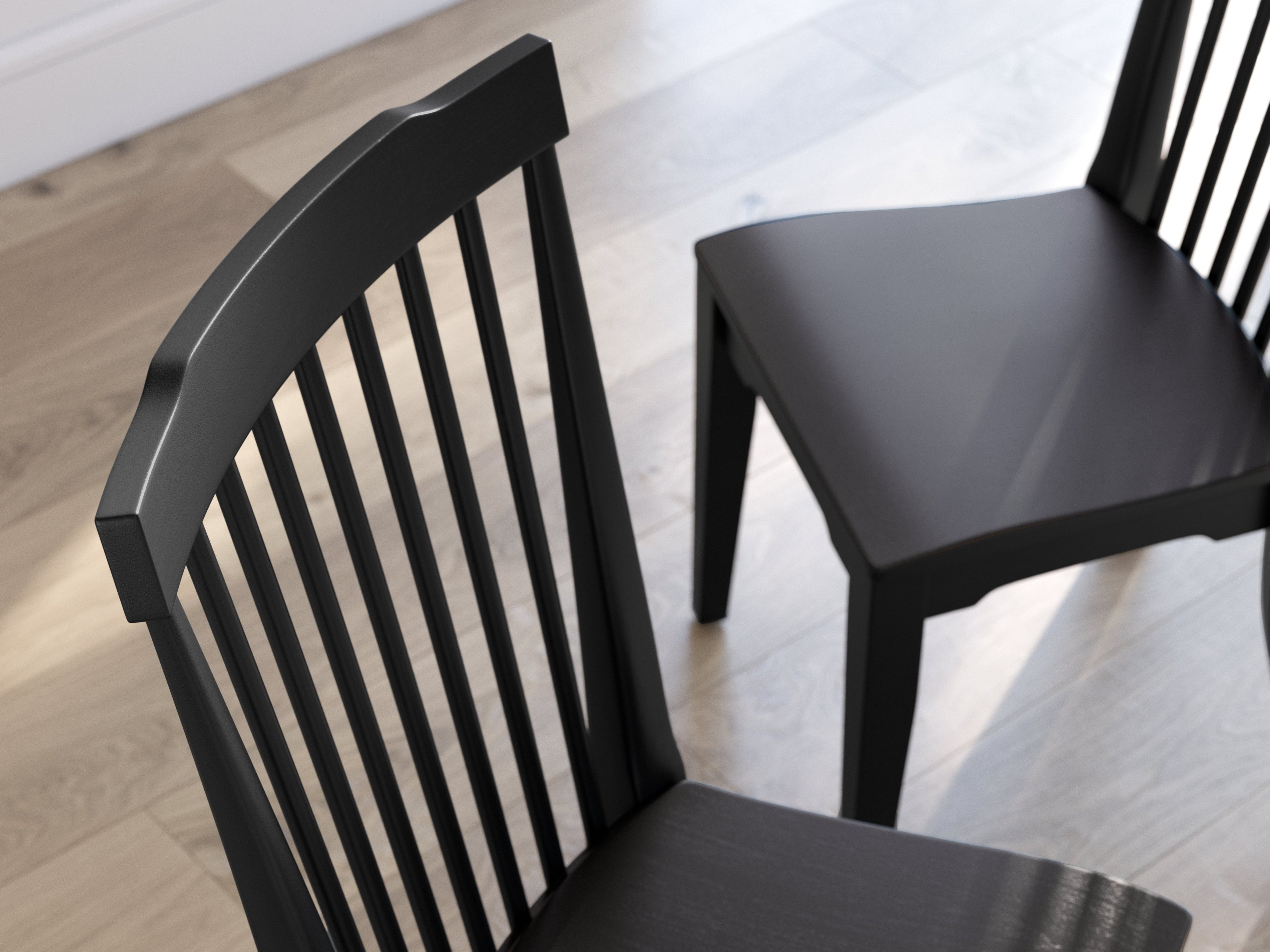 Brenkerton Black Dining Room Side Chair (Set of 2)