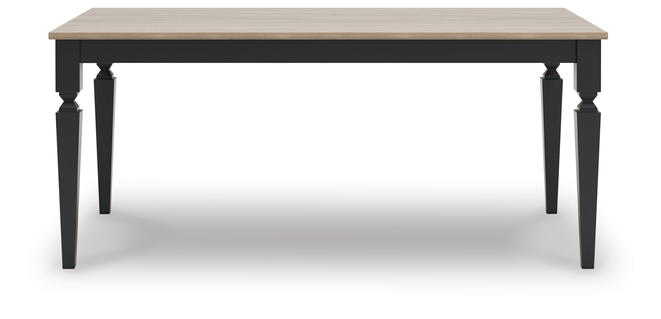 Brenkerton Grayish Brown/Black Dining Table and 4 Chairs