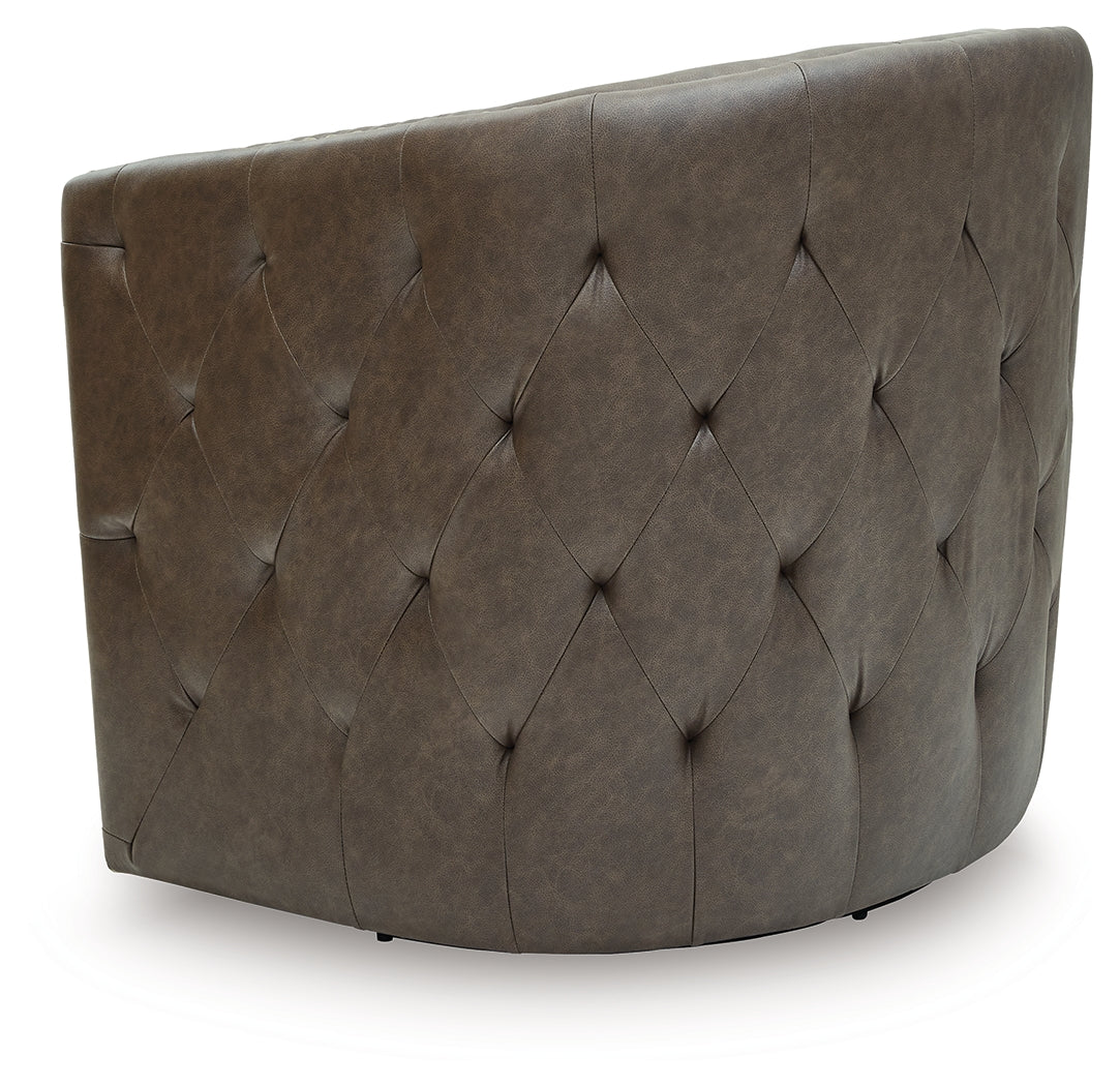 Brentlow Granite Swivel Accent Chair