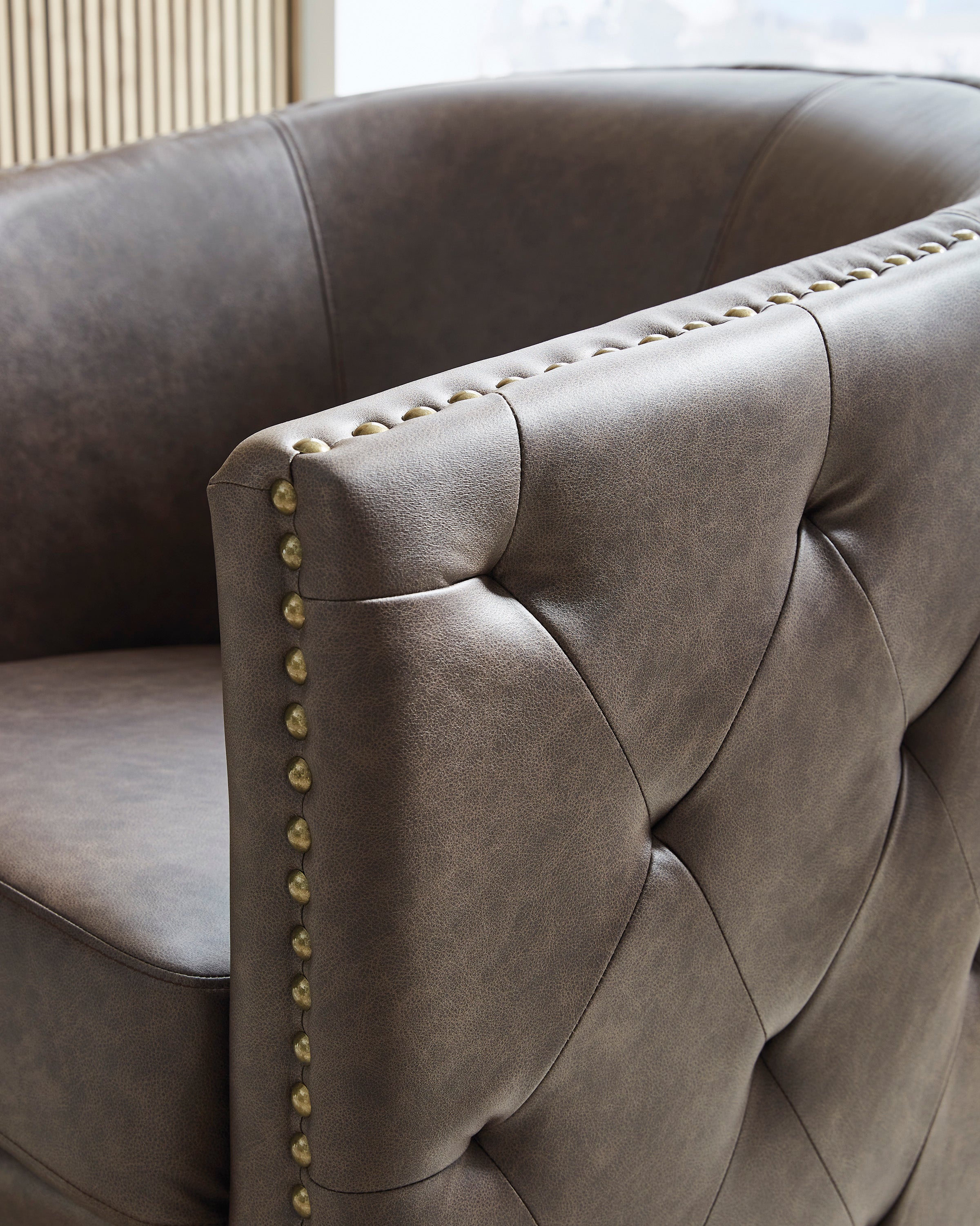 Brentlow Granite Swivel Accent Chair