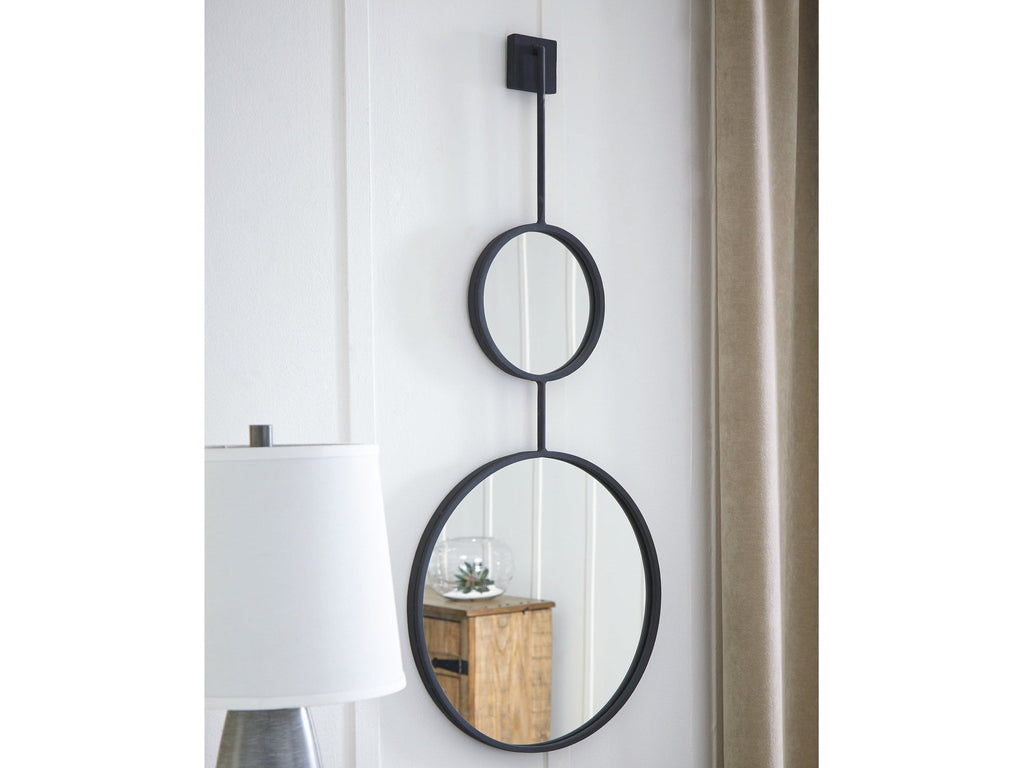 Brewer Black Accent Wall Mirror