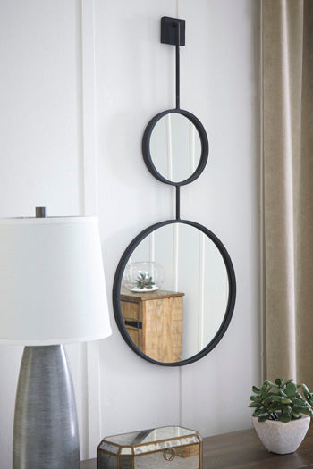Brewer Black Accent Wall Mirror