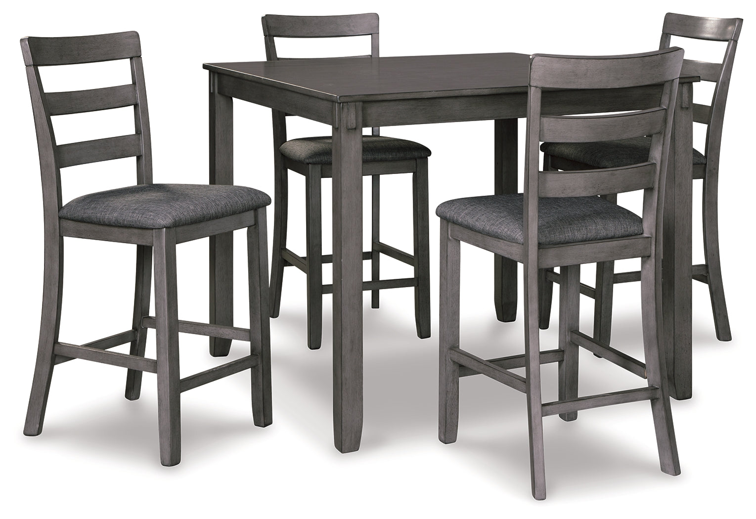 Bridson Gray Counter Height Dining Room Set (Set of 5)