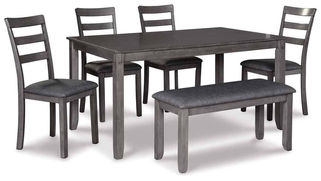 Bridson Gray Dining Room Set (Set of 6)