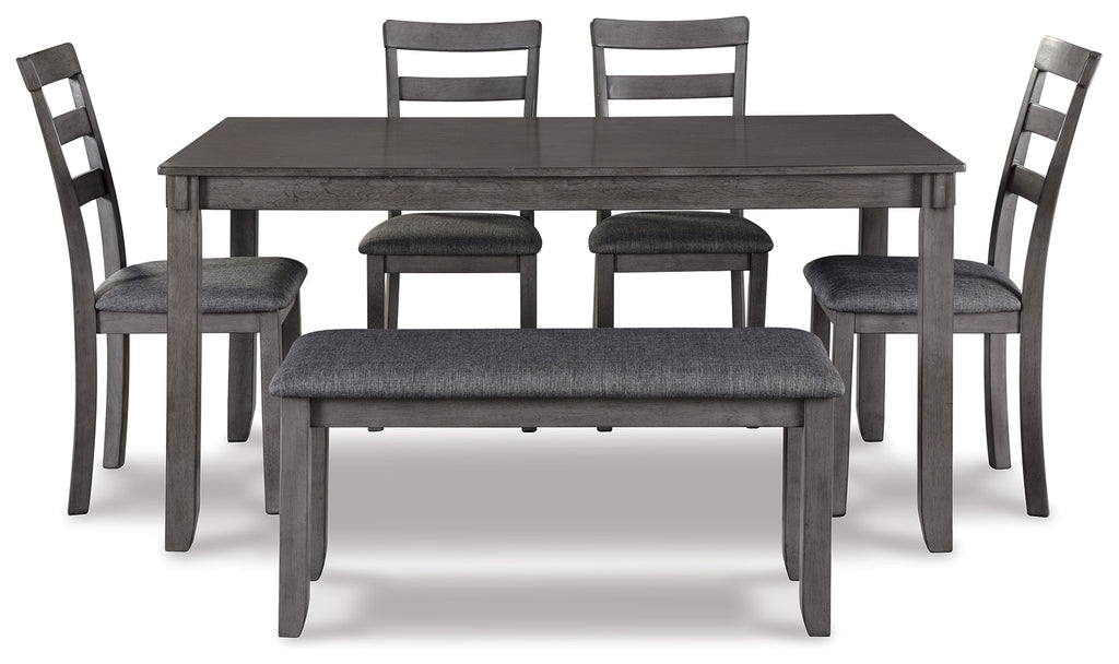 Bridson Gray Dining Room Set (Set of 6)