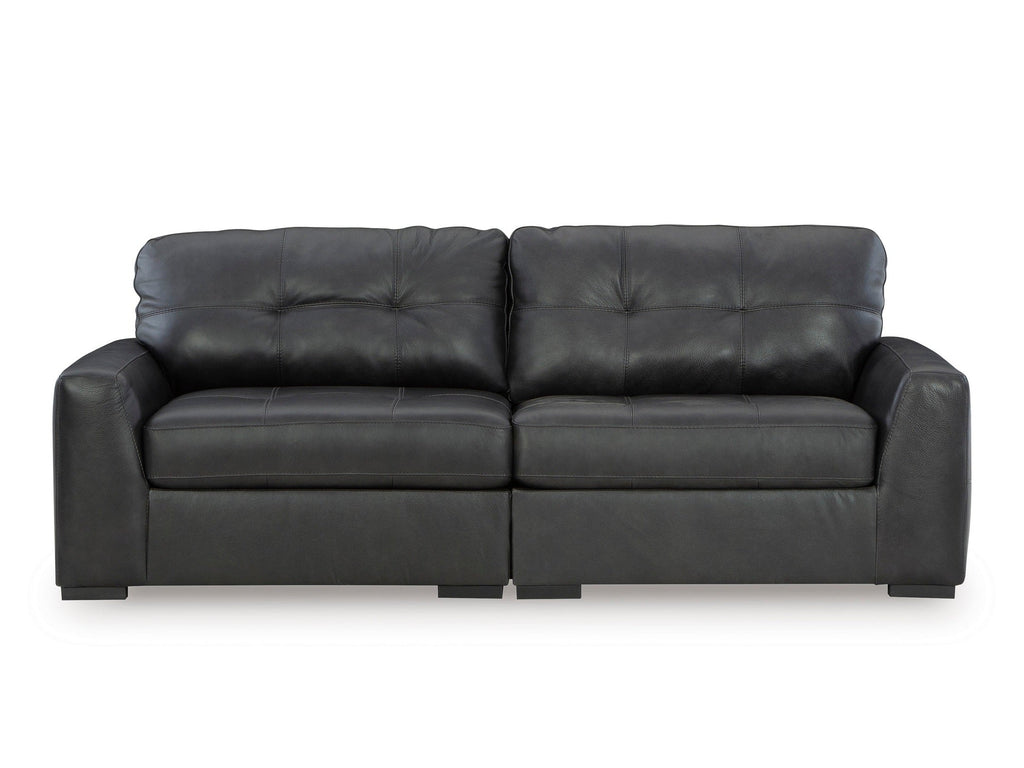 Brindley Pier Fog 2-Piece Sectional Loveseat