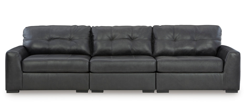 Brindley Pier Fog 3-Piece Sectional Sofa