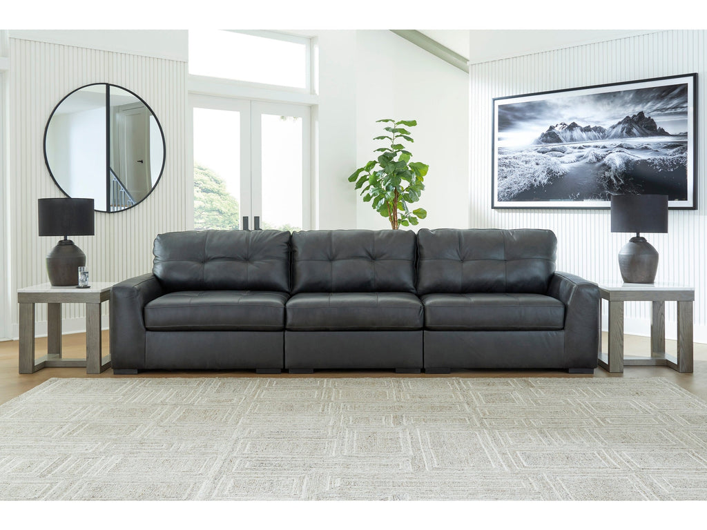 Brindley Pier Fog 3-Piece Sectional Sofa