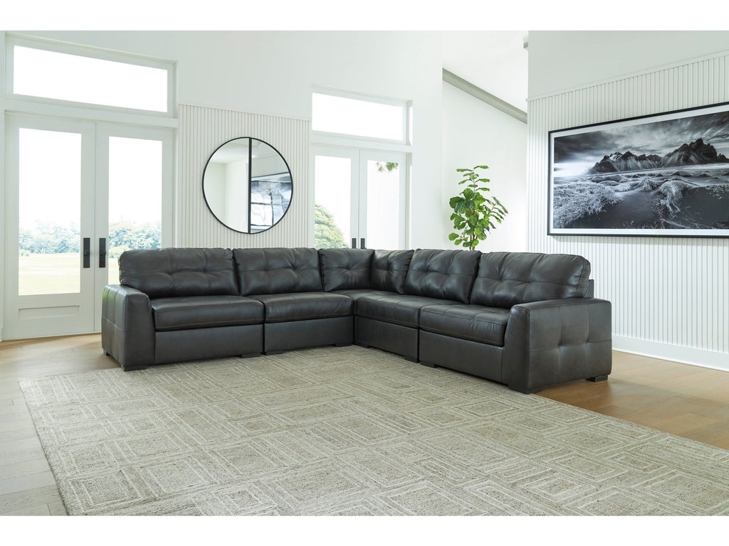Brindley Pier Fog 5-Piece Sectional