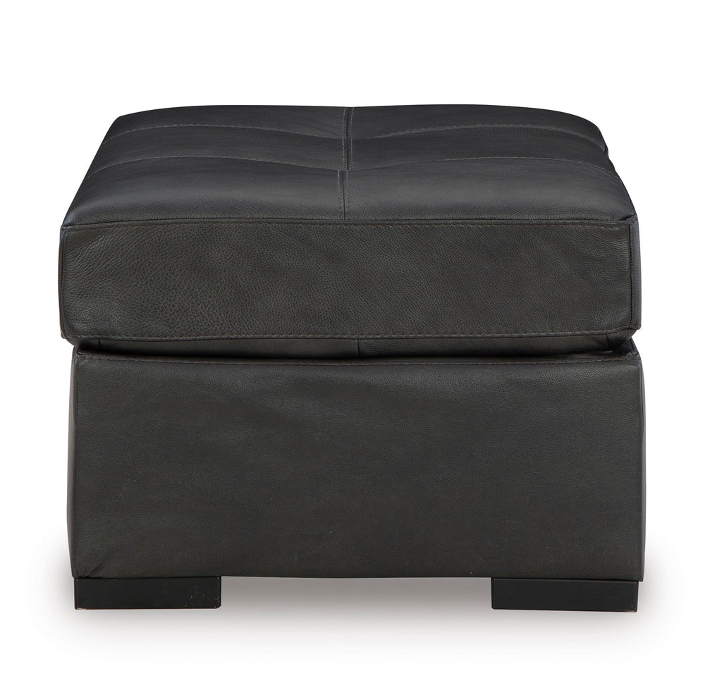 Brindley Pier Fog Oversized Accent Ottoman