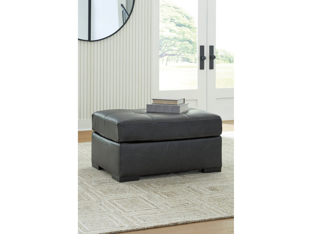 Brindley Pier Fog Oversized Accent Ottoman