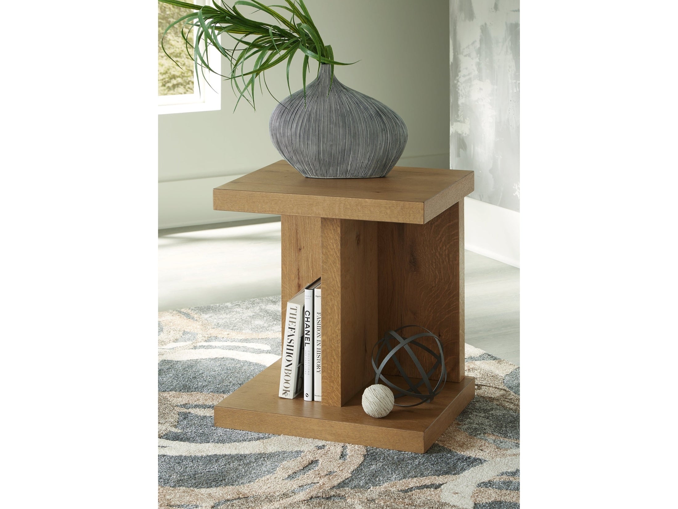 Brinstead Light Brown Chairside End Table