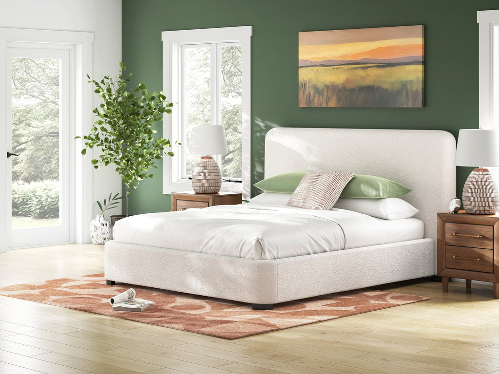 Brintstreet Beige Cal King Upholstered Bed