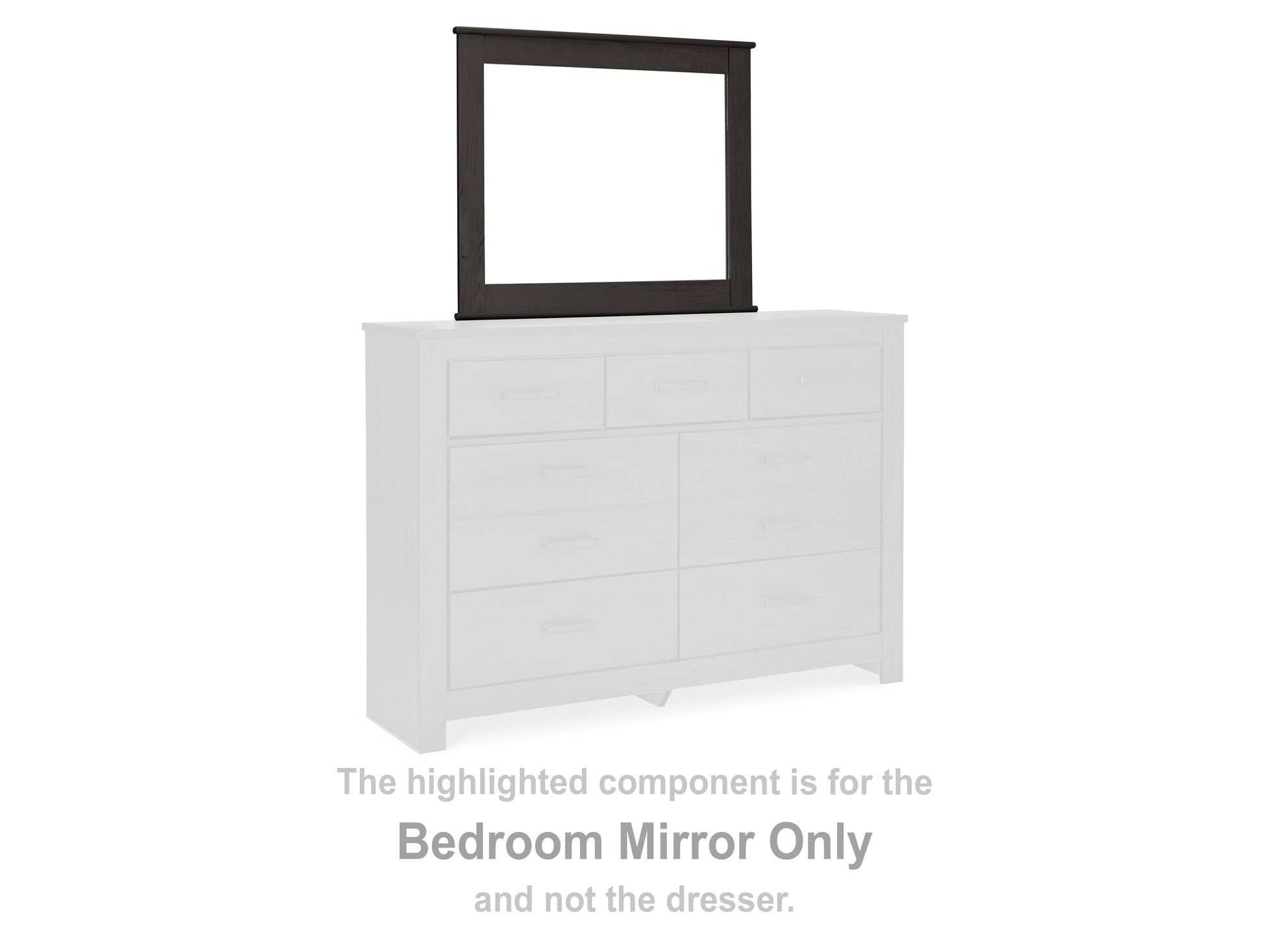 Brinxton Charcoal Bedroom Mirror