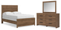 Broachmyn Auburn Full Panel Bed, Dresser and Mirror