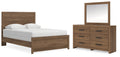 Broachmyn Auburn Queen Panel Bed, Dresser and Mirror