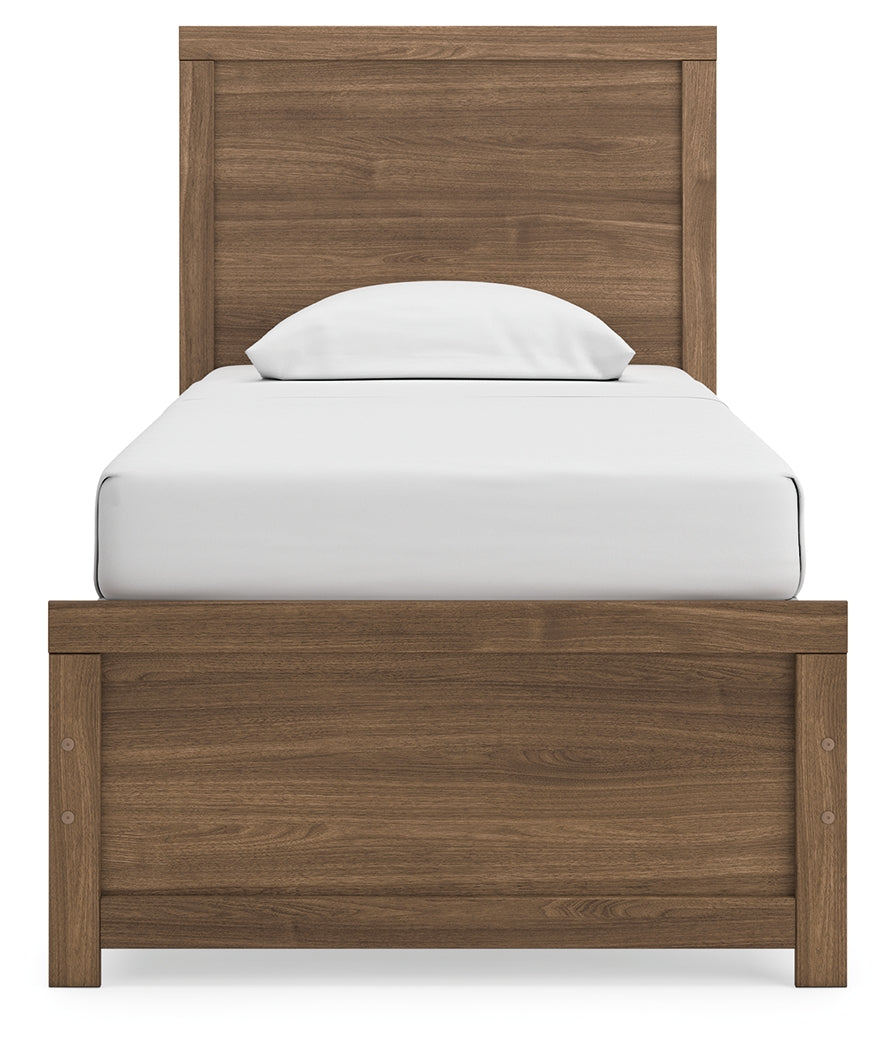Broachmyn Auburn Twin Panel Bed, Dresser and Mirror