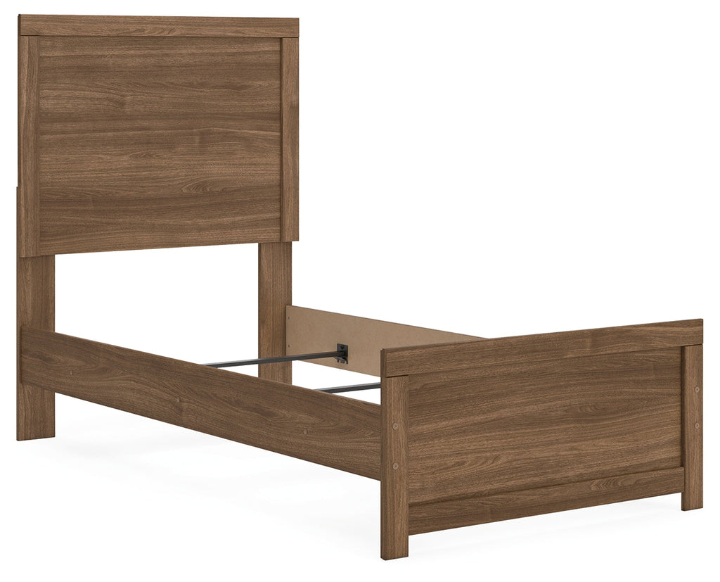 Broachmyn Auburn Twin Panel Bed, Dresser and Mirror