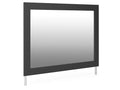 Broachmyn Black Bedroom Mirror