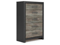 Broachmyn Black/Gray Chest of Drawers
