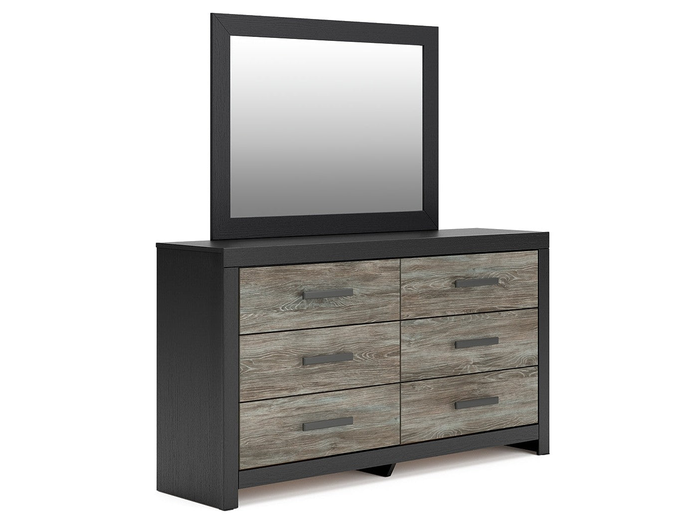 Broachmyn Black/Gray Dresser and Mirror