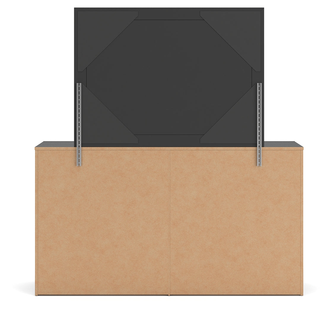 Broachmyn Black/Gray Dresser and Mirror