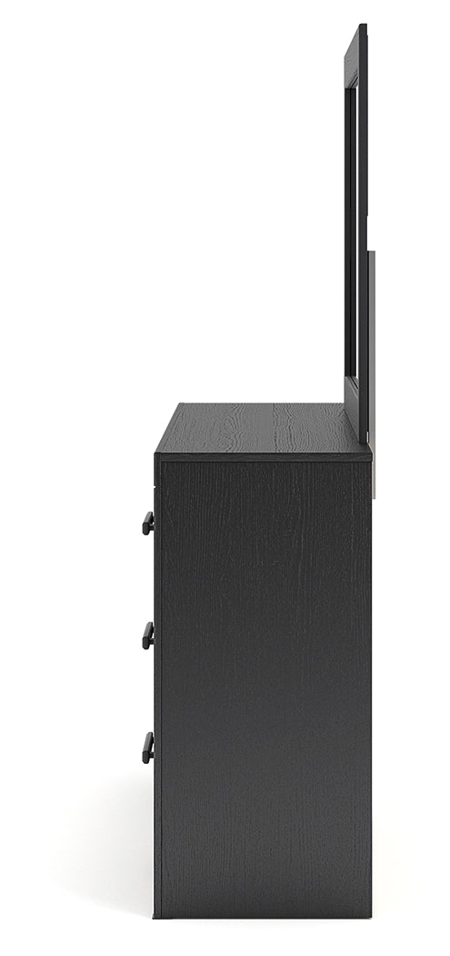 Broachmyn Black/Gray Dresser and Mirror