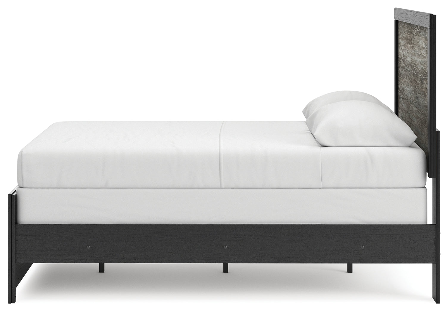 Broachmyn Black/Gray Full Panel Bed, Dresser and Mirror