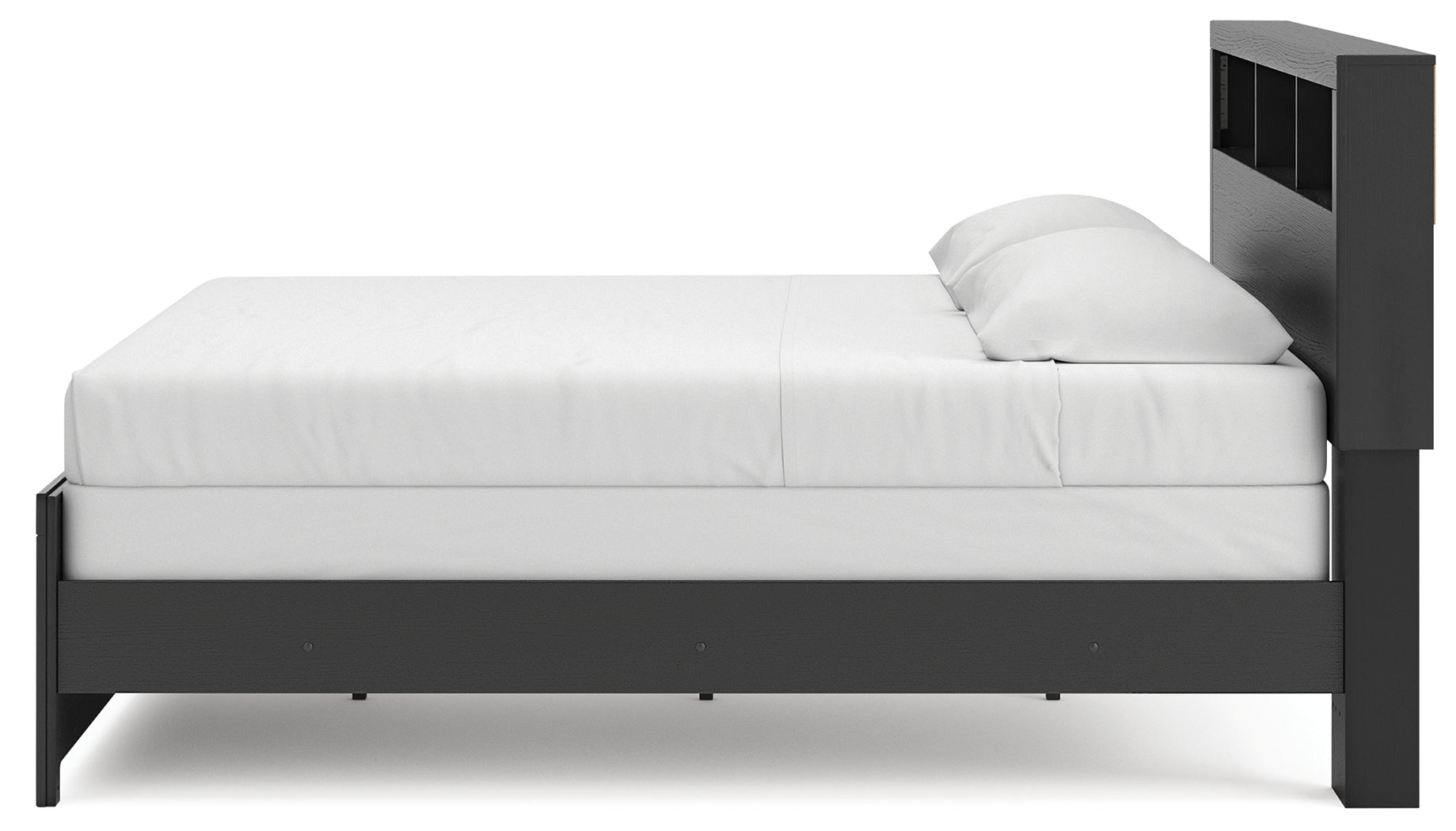 Broachmyn Black/Gray King Bookcase Bed