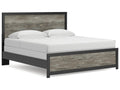 Broachmyn Black/Gray King Panel Bed