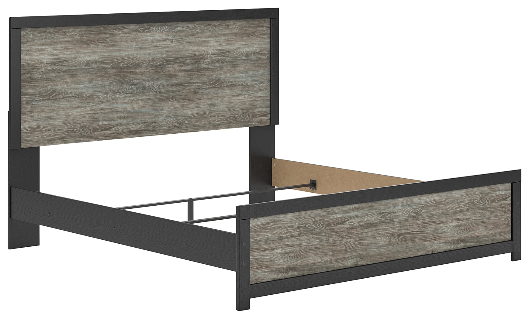 Broachmyn Black/Gray King Panel Bed