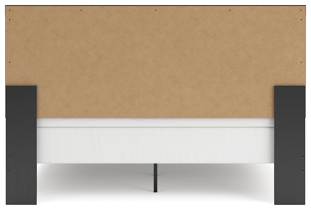Broachmyn Black/Gray King Panel Bed