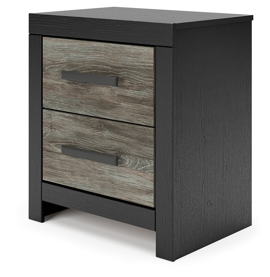 Broachmyn Black/Gray Nightstand