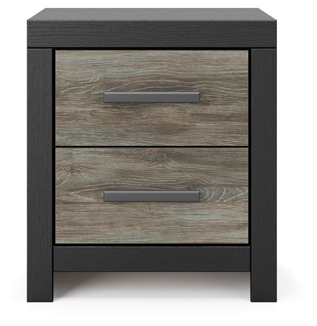Broachmyn Black/Gray Nightstand