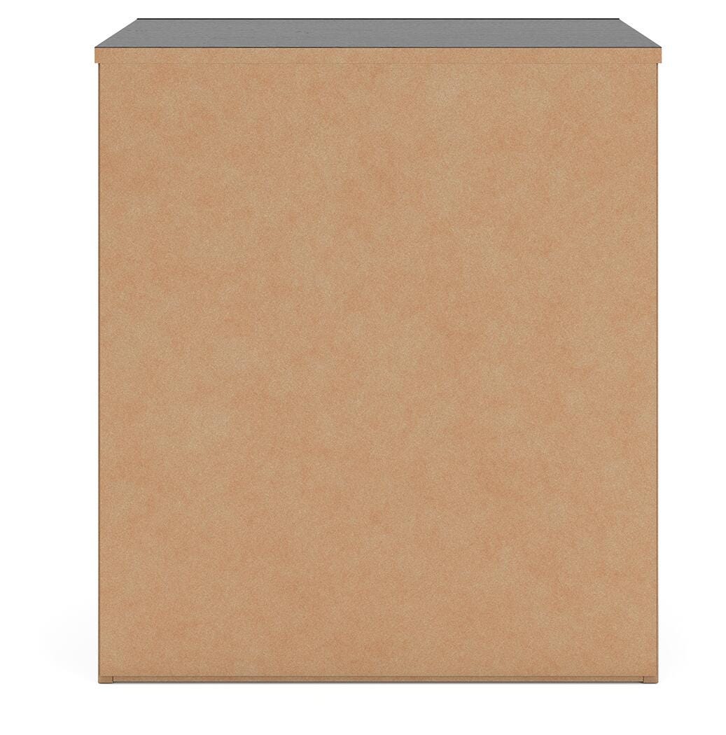 Broachmyn Black/Gray Queen Bookcase Bed, Chest and Nightstand