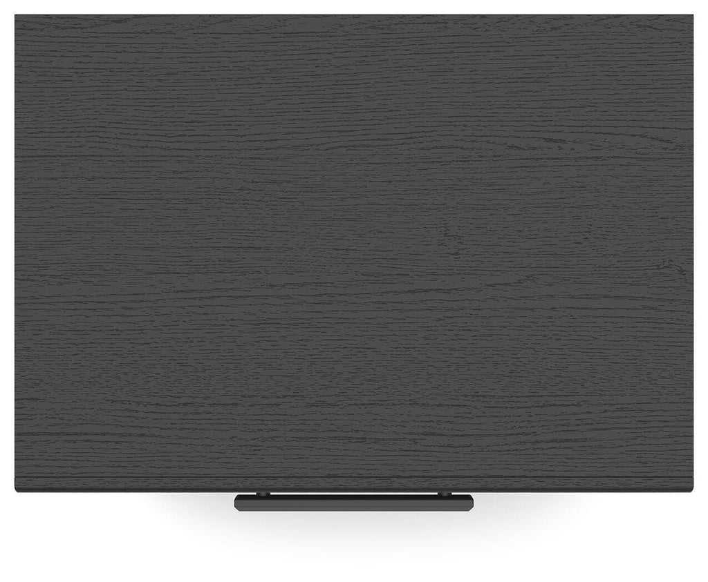Broachmyn Black/Gray Queen Bookcase Bed, Chest and Nightstand