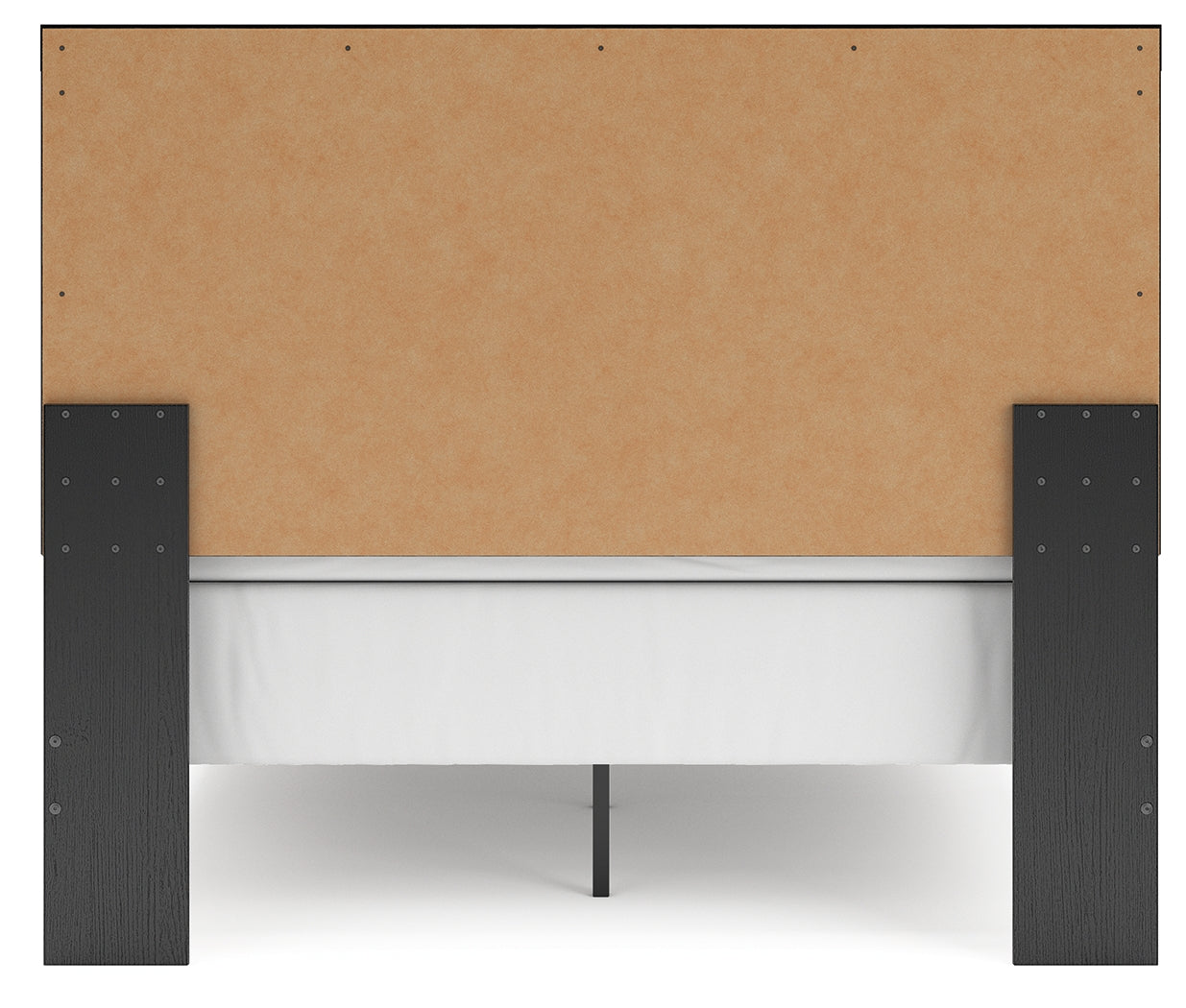 Broachmyn Black/Gray Queen Panel Bed, Dresser and Mirror