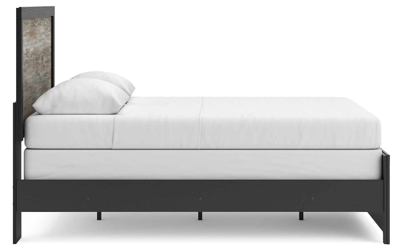 Broachmyn Black/Gray Queen Panel Bed, Dresser and Nightstand