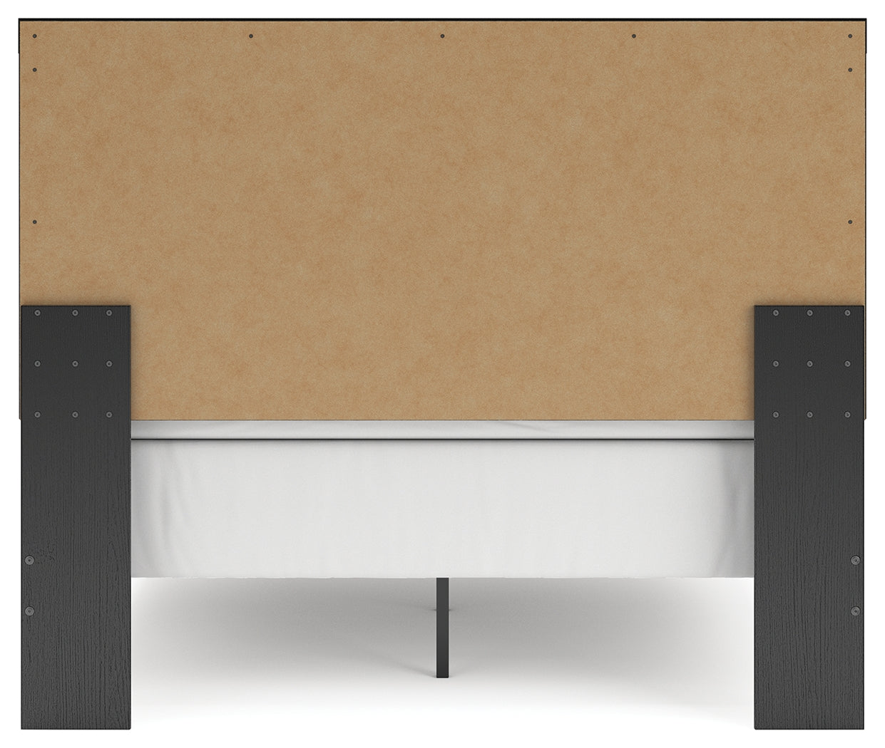 Broachmyn Black/Gray Queen Panel Bed