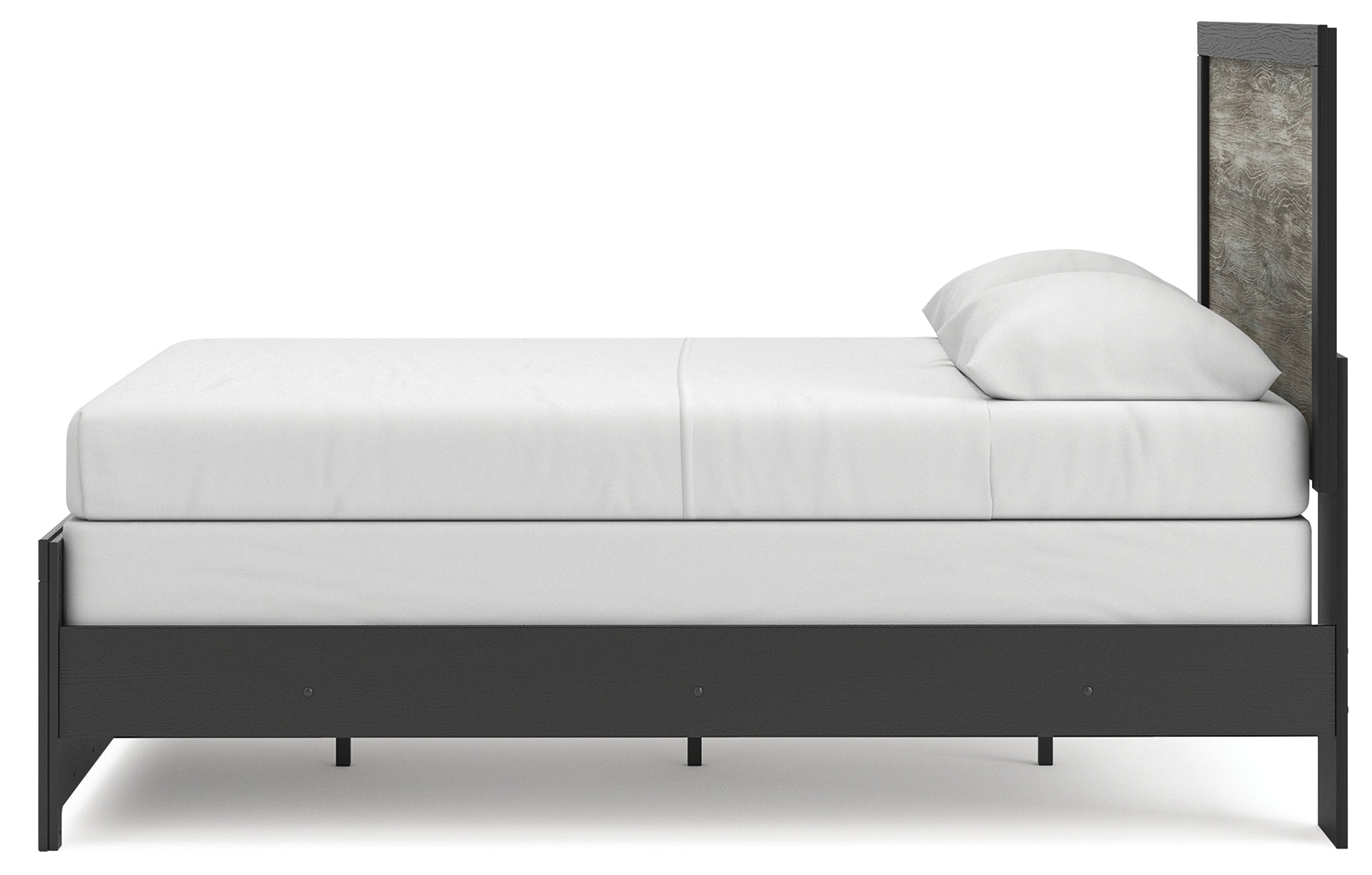 Broachmyn Black/Gray Queen Panel Bed