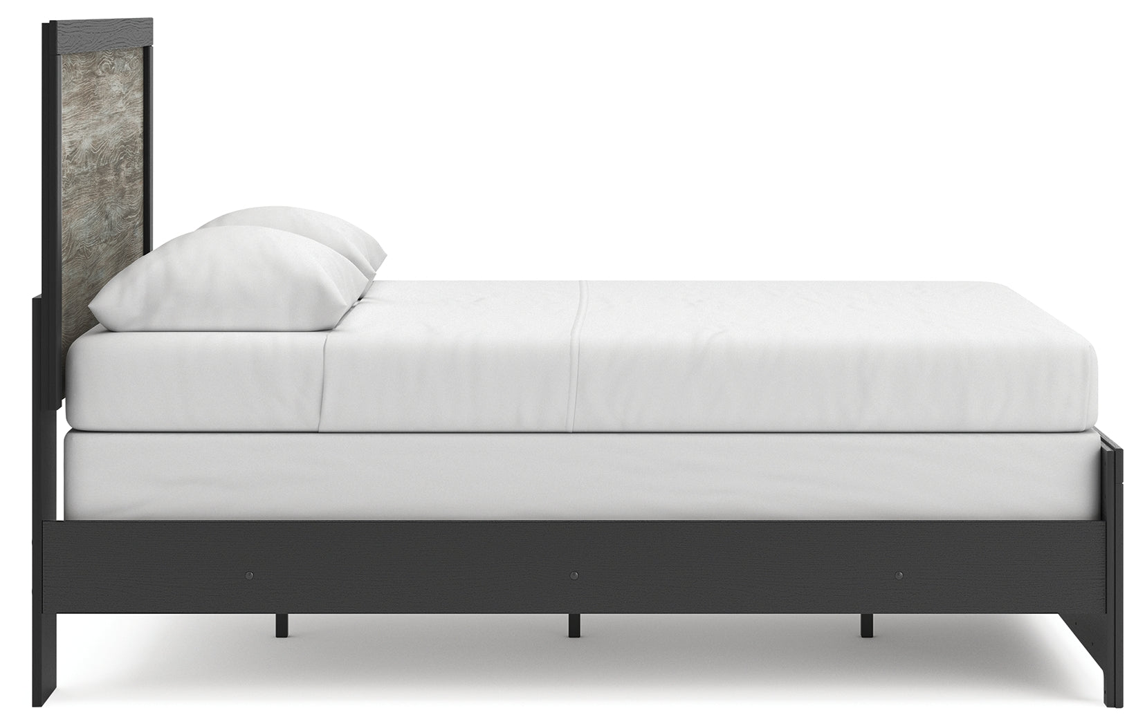 Broachmyn Black/Gray Queen Panel Bed