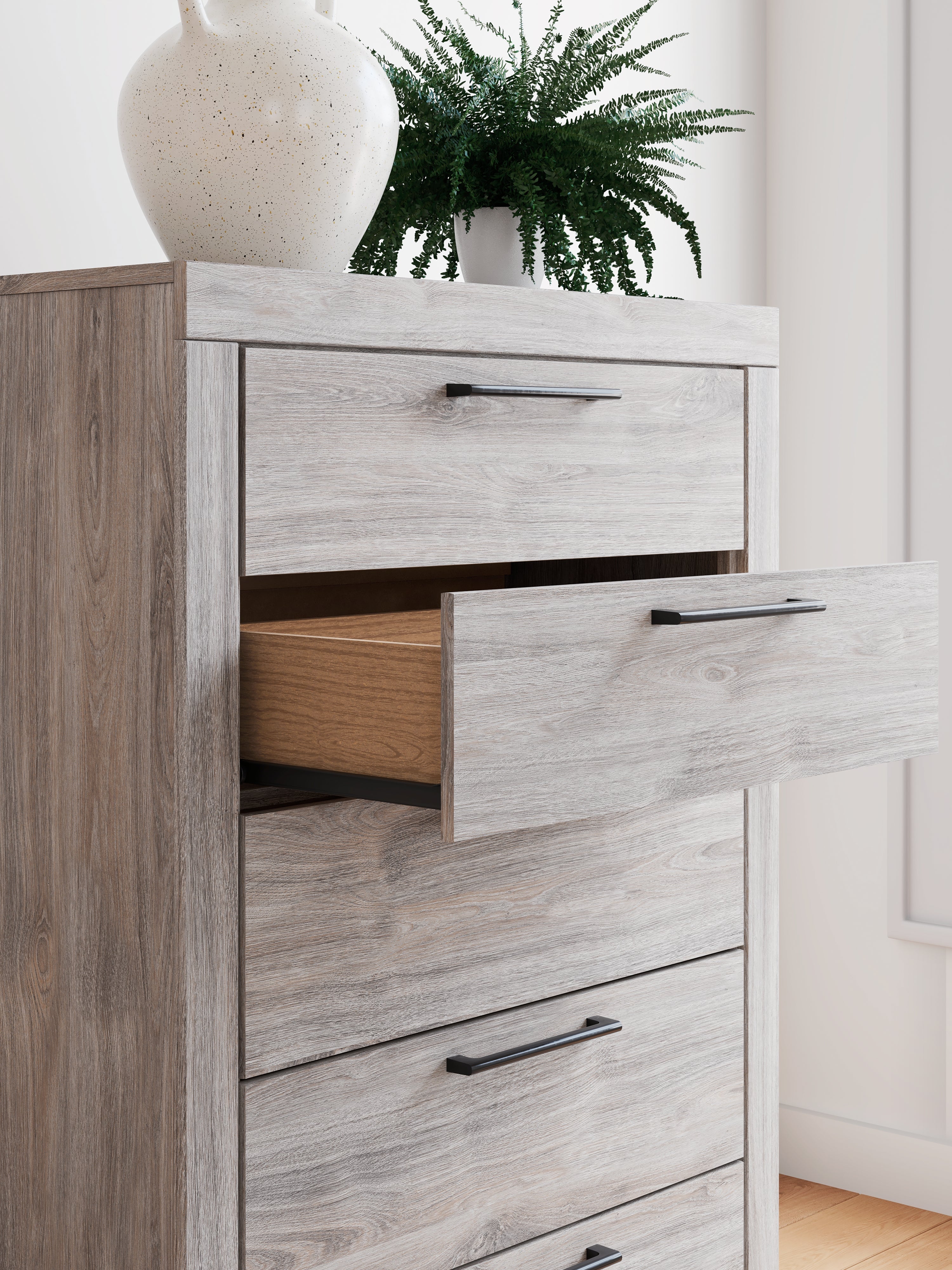Broachmyn Gray Chest of Drawers