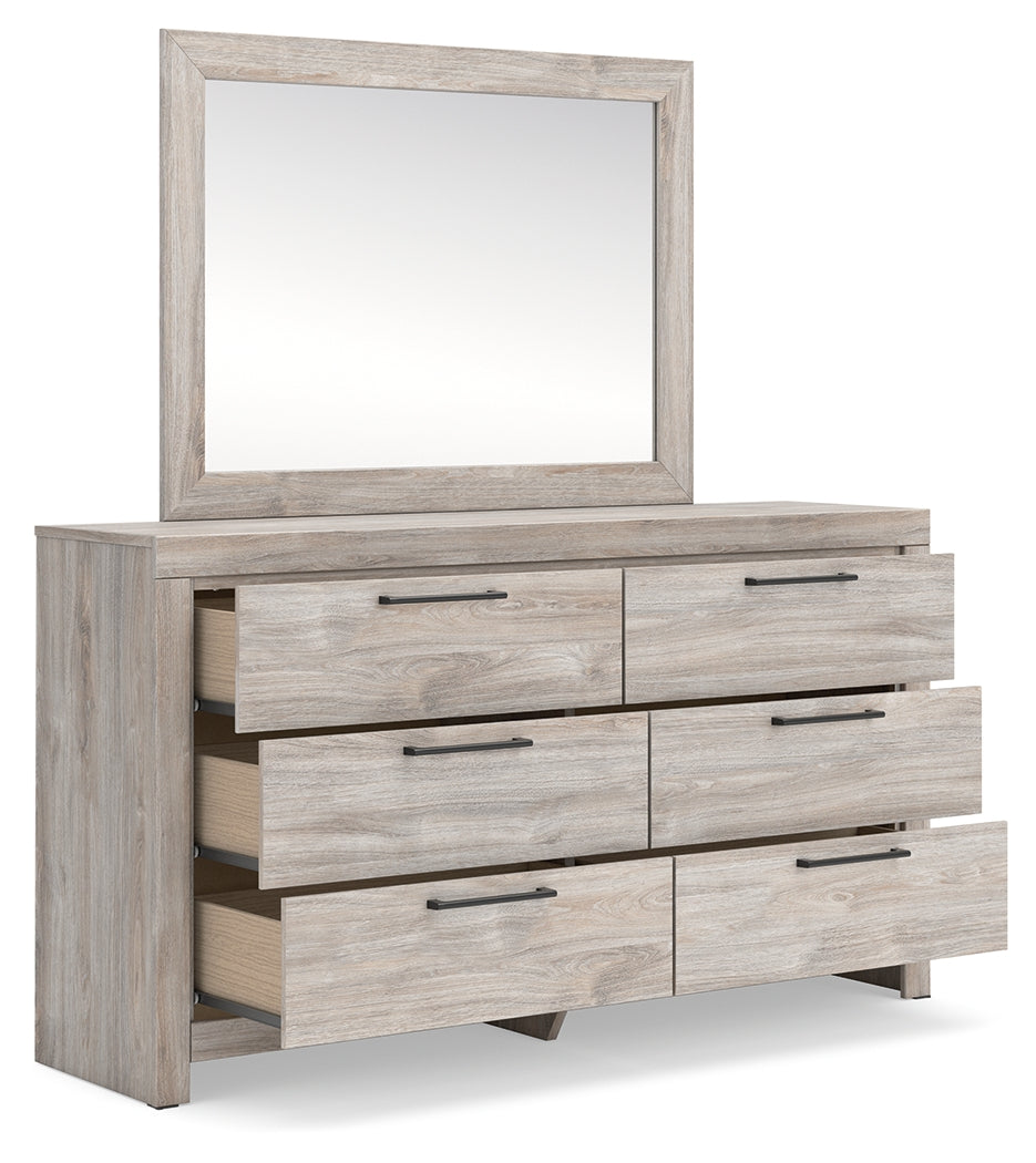 Broachmyn Gray Dresser and Mirror